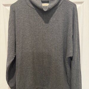 Grey Cowl Neck Sweater - Ann Taylor Loft